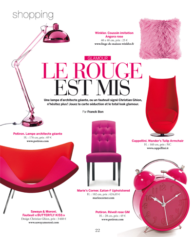 Page déco du magazine 7e sens